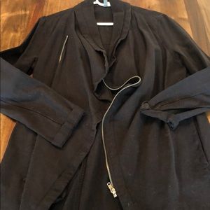 Canvas drapey jacket